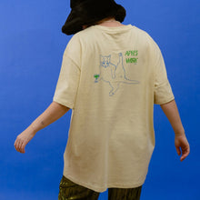 Load image into Gallery viewer, hoji yellow apres work illustration t-shirt